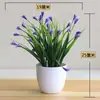 Hogar Sala de Estar Flores Artificiales Clavel Artificial Ramo de Flores Decorativas Flor de Seda Flor de Plástico Set de Bonsái Adornos Metabo
