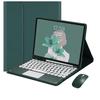 Funda Protectora Magnética Desmontable Apple iPad Pro con Ranura para Tarjetas, Funda de Cuero con Teclado Bluetooth Adecuada para Teclado Magnético