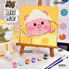 20*20 Desenho Animado Pintura a Óleo Digital DIY Colorir Pintura Decorativa Genshin Flor Pintura a Óleo Pintura a Óleo Digital Infantil Atacado