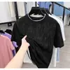 Camiseta de Manga Corta Falsa de Dos Piezas Tie-Dye de Moda para Hombre, Verano 2026 Marca de Alta Gama de Tendencia Holgada Deportiva de Media Manga