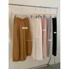 Té Verde Limón Estilo Coreano Veraniego Ambiente Perezoso Transpirables Adelgazantes Versátiles Pantalones tipo bombacho con puño Casual para Mujer