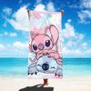Stitch Personalizado TEMU Venta Caliente Toalla de Playa Estampada de Stitch de Gran Tamaño Niños Adultos Toalla de Natación