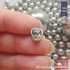Bolas de Aço Rosqueadas com Meio Furo de 6-30mm, Bolas de Ferro Níquel-Zinco Galvanizado, Bolas de Gude Personalizadas, Bolas de Metal, Aço Inoxidável