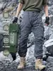 Pantalones de Trabajo An Yang 2026 Otoño Nuevos Joggers de Algodón Lavado para Hombre Sueltos Bolsillos Múltiples Pantalones Casuales Transfronterizos