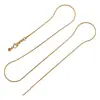 Corrente de Cobra Redonda Tipo Agulha Conservadora de Cor Banhada a Ouro Corrente Osso de Cobra Corrente Universal Venda Quente Transfronteiriça Corrente de Clavícula Pulseira Acessórios DIY
