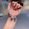 Um Passo de Cada Vez, Pulseira de Sino Duplo Douyin, Fio Torcido Popular, Ornamento de Mão Simples, Pulseira para Casal e Melhor Amigo, Estilo de Casal
