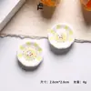 Nuevo Mini Dibujo Animado Dopamina Lazo Lunares Plato DIY Juguete Accesorio de Juego de Simulación