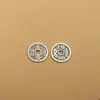 S990 Prata de Pé Moeda de Ouro Cinco Imperadores Jiaqing Qianlong Yongzheng Kangxi Shunzhi Tongbao Pingente Acessórios DIY Joker