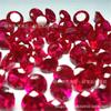 Fabricantes de Wuzhou Vendem Pedras Preciosas Artificiais, Corindo Vermelho 5 # Pedra Solta Redonda de Rubi Rubi Sintético