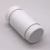 Botella de plástico de bambú sellada de 160 ml de HDPE con forro de 65 g y protección solar blanca