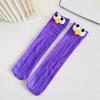 Verano nuevo calcetines de ojos grandes para niños rectos sin talón talla niños color brillante lindos calcetines de tubo fabricantes lote