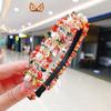 Moda de Corea del Sur estilo Chanel diadema para niños horquilla con dientes antideslizante tocado Super hada encaje Perla Princesa accesorios para el cabello