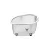 Cubo de basura para fregadero de acero inoxidable Filtro triangular Restos de fregadero de cocina Cesta de drenaje de residuos de cocina
