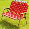 Nueva Silla Doble Roja, Estilo Campestre Americano, Adecuada para Sala de Estar y Dormitorio, Diseño de Lujo Ligero, Silla Doble para Acampar, Portátil