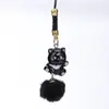 Colgante de Cadena para Teléfono Bola de Pelo Gatito Dibujo Animado, Estilo Chica Linda, Adorno Colgante Dibujo Animado Bebé Caja DIY, Regalo