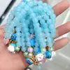 Cerámica de Origen Jingdezhen Pulsera de Gato de la Fortuna y el Tesoro para Niñas Estilo Nacional Nuevo Estilo Chino Original Pequeño Fresco Estilo Antiguo Cuentas Hecho a Mano