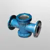 Visor Personalizado Não Padrão com Revestimento de Flúor Wcb Visor de Vidro para Tubulação Química Visor de Vidro Passante Resistente a Ácidos com Revestimento de Flúor Válvula Válvula Flange