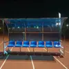 Refugios de Protección de Fútbol Móviles/Bancas para Deportistas Banco de Árbitros Campo de Fútbol Sillas de Descanso Fabricante