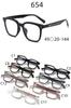 Armação Popular TR90 Perna Seda Folheado Artesanato Ultra Leve Moda Decoração da Moda Óculos Versáteis Café Grande Comércio Exterior 654