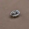 Plata S925 Accesorios para Joyería DIY Plata Tailandesa Retro Lingote Pixiu Cuentas Separadas para Atraer Riqueza y Tesoros Cuerda de Mano para Llevar Cuentas de Plata Venta al por Mayor