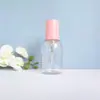 Novo Produto Frasco de Espuma Branca para Pet 300ml Frasco Cilíndrico Transparente Frasco de Mousse de Aminoácidos Frasco com Bomba Espumante Escova de Silicone