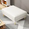 Sofá-Cama de Varanda com Apoio para os Pés para Uso Doméstico, Cama Conversível, Cama de Solteiro Alargada, Chaise Longue, Banqueta Extensora, Cama de Sesta