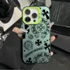 Funda Negra de Marca Moderna con Insignia Cromada Adecuada para iPhone 17, Apple 16 Pro Max, Cool 15, Estilo Moderno 14