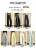 Pantalones de Mujer Ajustados de Pierna Ancha, Estilo Nuevo Primavera y Otoño 2026, Cintura Alta Verano Principios de Otoño, Caídos, Casual Rectos, Pantalones de Chándal Grises Deportivos