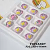 Accesorios de Joyería con Cuentas Pintadas a Mano con Forma de Lazo Accesorios de Aretes Hechos a Mano con Cuentas DIY Accesorios de Colgante para Niña Linda Accesorios de Cuentas Sueltas