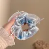 Goma para el pelo azul para mujer, tamaño grande, alta elasticidad, nuevo y elegante accesorio para el pelo de alta gama 2025