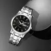 Reloj Nuevo de Moda para Hombre Directo de Fábrica Elegante Reloj de Cuarzo para Hombre de Grado Empresarial Resistente al Agua Acero Inoxidable Reloj con Calendario