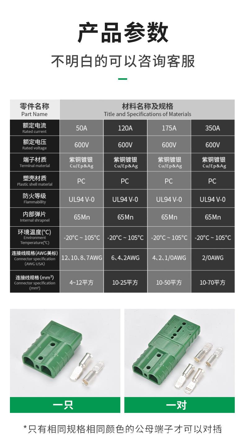 大功率充电连接器