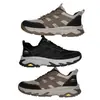 Zapatos de Hombre Estilo Verano Nuevo Transpirables Negros Zapatos de Senderismo para Exteriores Antideslizantes Zapatos Deportivos de Papá Zapatos Casuales para Viaje Zapatos de Malla
