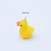 Resina Dibujos Animados Animales Cisne Pequeño Conejo Pato Panda Pendientes Llavero Colgante Accesorios para Joyería DIY