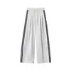 26 Nueva colección de otoño: pantalones casuales de pierna ancha para exteriores, a rayas, con bloques de color, deportivos, simples, unisex, para parejas