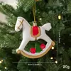 Adornos para árbol de Navidad transfronterizos, soldados elfo, decoraciones colgantes coloridas, accesorios, colgantes, decoraciones de ambiente festivo
