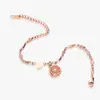 Fábrica de origen pulsera de aromaterapia con hilo retorcido pulsera de perfume hueca de acero inoxidable caja de fase de aceite esencial hebilla de fragancia de acero de titanio