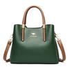 Elegante bolso de mano verde para mujer estilo western bolso de mano de doble cara con bolso de hombro para abrigo bolso morado para madre transfronterizo