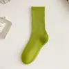 Calcetines de felpa coloridos para mujer, engrosados para otoño e invierno, con un diseño cálido de algodón puro hasta la pantorrilla, adecuados para parejas, y disponibles en estilos de tubo largo sin costuras para hombre