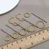 Pendientes de Estilo Europeo y Americano, Sencillos Pinzas para Oreja de Acero Inoxidable y Acero de Titanio, Accesorios de Joyería de Moda, Sensación Elegante y de Alta Gama, Pinzas para Oreja Resistentes