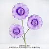 3 Cabezas de Rosas Artificiales con Pétalos que se Levantan para Arreglos Florales de Salón de Bodas, Decoración de Hotel, Muros de Rosas en Cascada de Moda, Flores Falsas