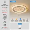 Luz de Techo con Control de Voz Simple para Dormitorio Sala de Estar Protección Ocular Lámpara para Estudio Iluminación del Hogar Lujo Redondo Luminaria para Habitación Hierro