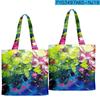 Bolsa Tote Tie-Dye Graffiti Pintura a Óleo Nova 2022 Bolsa de Mão 3D Tecido Oxford Tendência Bolsa Tote Feminina
