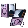Adequado para Capa de Celular iPhone Duo com Suporte, Nova Capa Protetora Dobrável para Celular Apple Duo com Recurso Magnético Anti-Queda