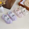 Sandalias deportivas para niñas 2026 zapatos para niños comercio exterior zapatos para vadear para niñas mayores, zapatos estilo papá, zapatos de malla blanca sencillos