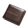Artículo popular de comercio exterior: Bolsa para Monedas de Cuero Crazy Horse 80% de Descuento para Hombre, Cartera de Cuero Genuino para Monedas, Cartera Corta de Piel de Vaca de Primera Capa para Documentos