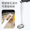 Cuchara Separadora de Aceite de Acero Inoxidable con Mango Largo, Cuchara para Hot Pot, Cuchara Casera con Filtro de Aceite, Separador de Aceite para Sopa, Cuchara para Escurrir Aceite, Lote de Utensilios de Cocina