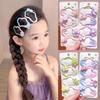 Horquilla con degradado de colores para niña, nueva horquilla con forma de nube BB, pinza lateral para niña, pinza para flequillo, accesorios para el cabello