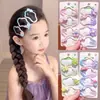 Pasador de Color Gradiente para Niñas Nuevo Pasador de Nube Pinza Lateral para Niña Pasador para Flequillo de Niña Accesorios para el Cabello