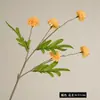 Ramo de flores artificiales de diente de león para decoración de escenas, arreglo de crisantemos de bola realistas de alta gama, flores artificiales de arte floral